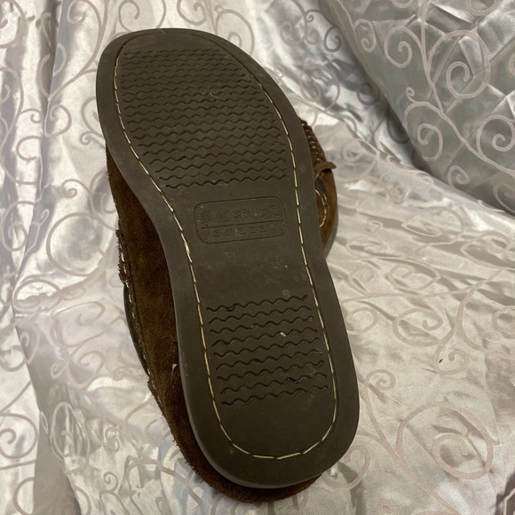 Yamazaki Men's Brown Suede Leather Moccasins - Picture 4 of 7